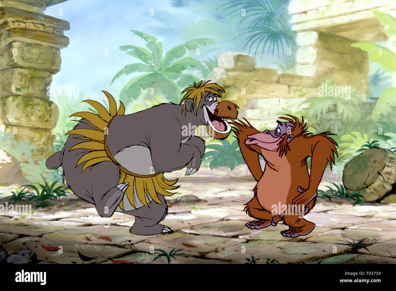 BALOO der Bär, AFFE KING LOUI, DAS DSCHUNGELBUCH, 1967 Stockfotografie Alamy