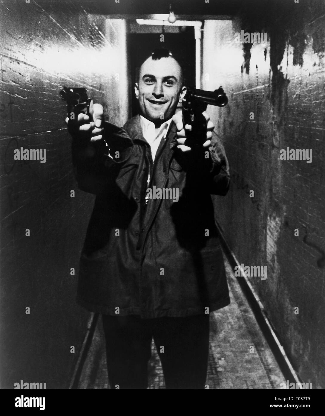 ROBERT DE NIRO, Taxifahrer, 1976 Stockfoto