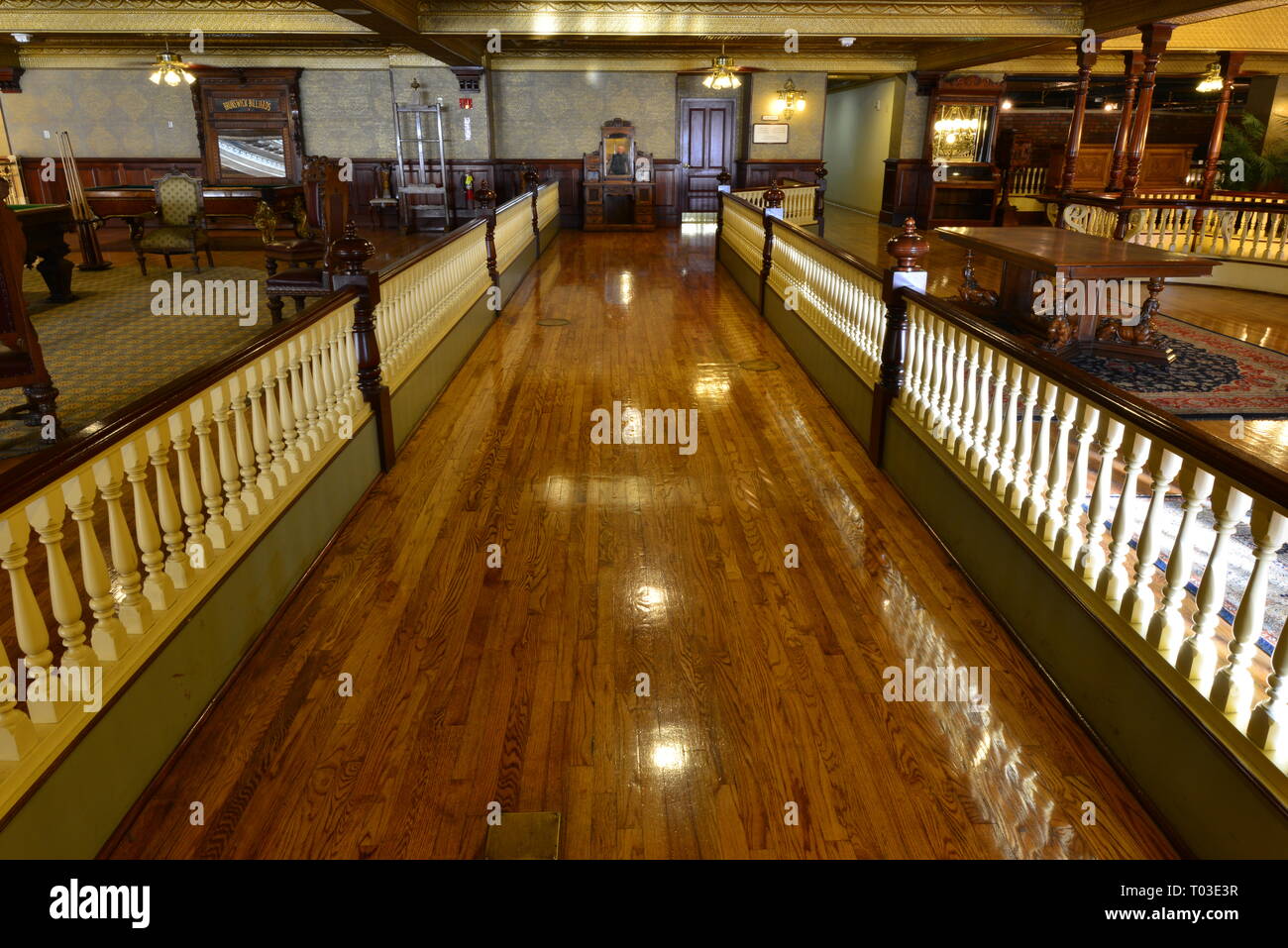 Billardzimmer in Las Vegas Stockfoto