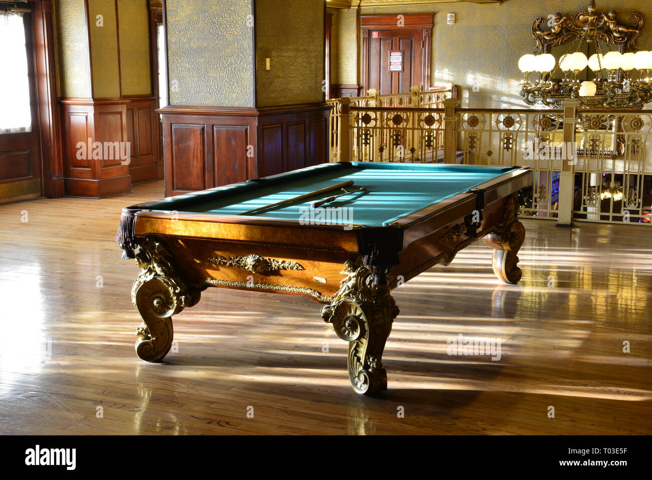 Billardzimmer in Las Vegas Stockfoto