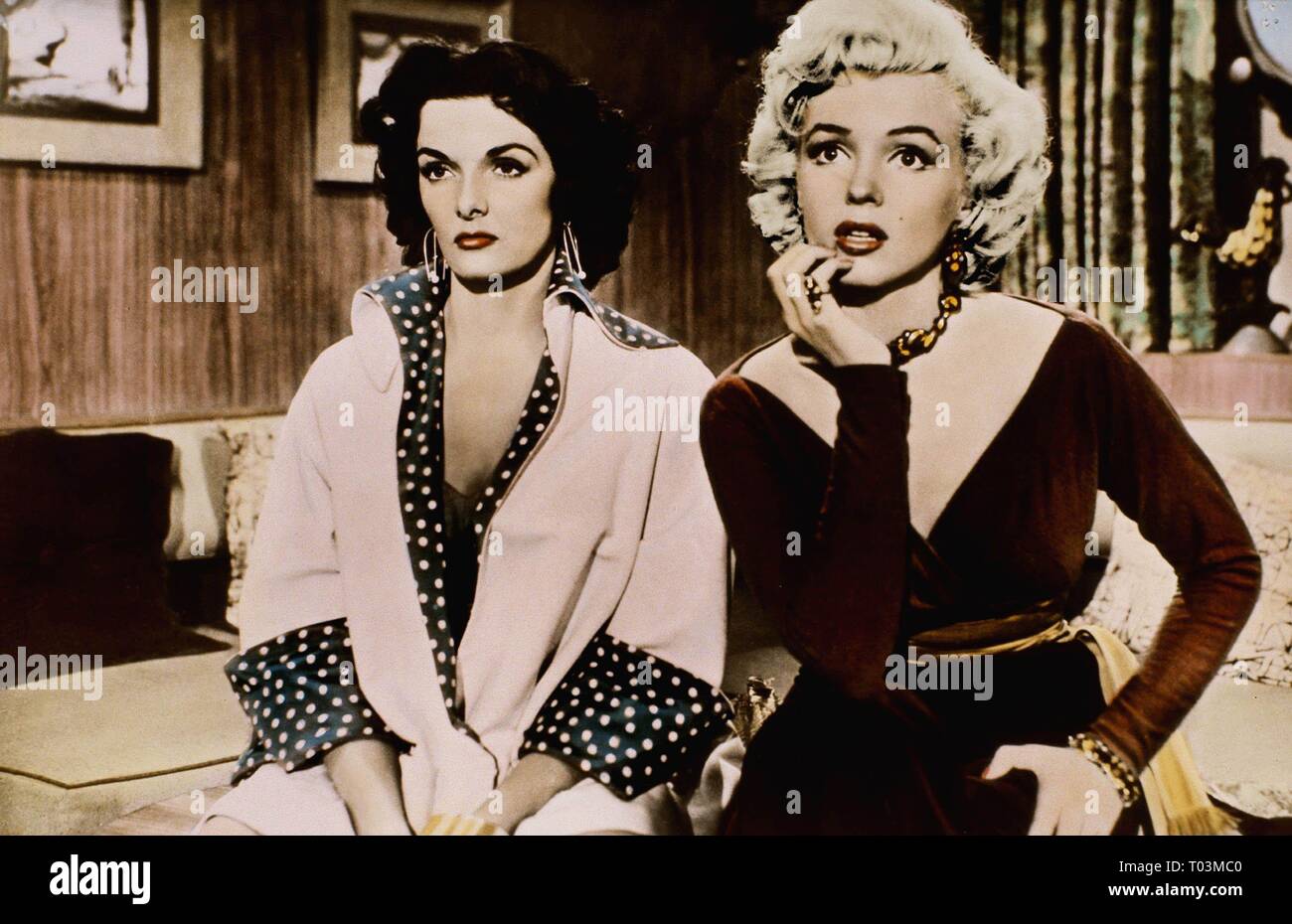 JANE RUSSELL, Marilyn Monroe, Blondinen bevorzugt, 1953 Stockfoto