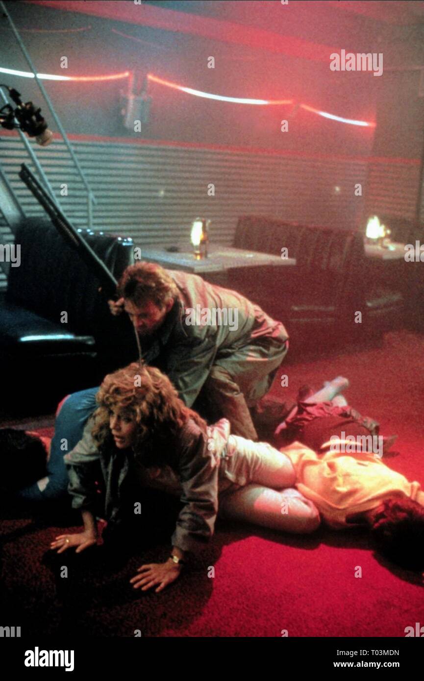 LINDA HAMILTON, Michael Biehn, der Terminator, 1984 Stockfoto