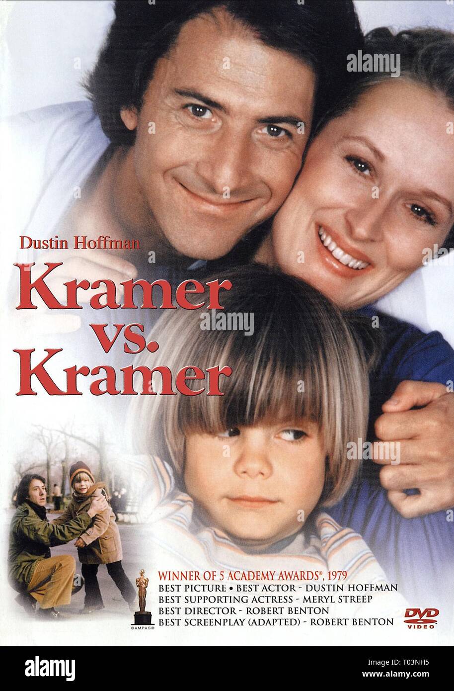 DUSTIN HOFFMAN, Meryl Streep, JUSTIN HENRY, Plakat, Kramer VS. KRAMER, 1979 Stockfoto