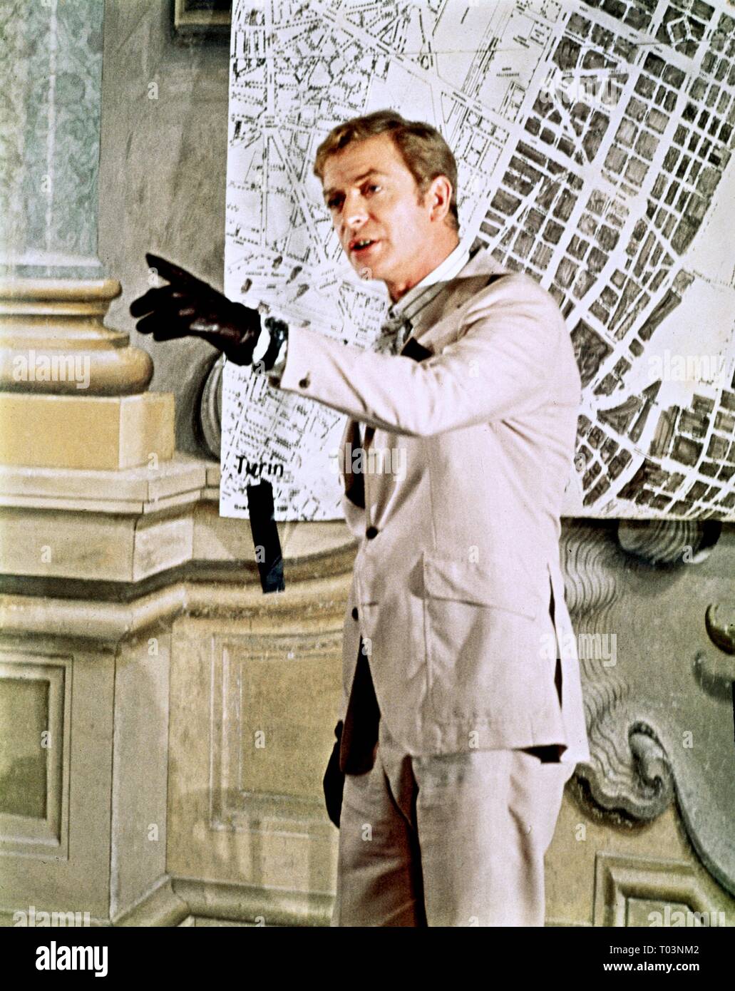 MICHAEL CAINE, DER ITALIENISCHEN JOB, 1969 Stockfoto