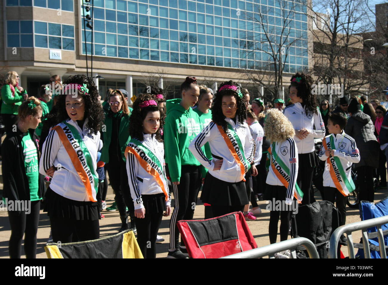 Die St. Louis Irish Dance Stockfoto