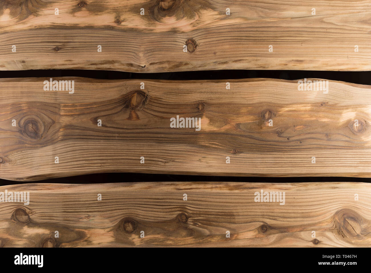 Holz Textur Oberfläche. Natürliche strukturierten hölzernen Planken/Diele/dicken Brett Hintergrund. Tabelle, Holz-, Boden oder Wand. Stockfoto