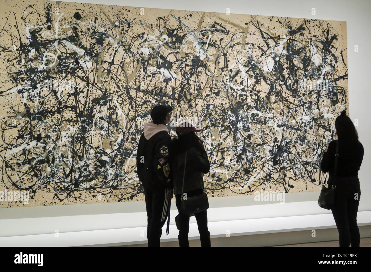 Epische Abstraktion: Pollock zu Herrera Ausstellung im Metropolitan Museum of Art, New York City, USA Stockfoto
