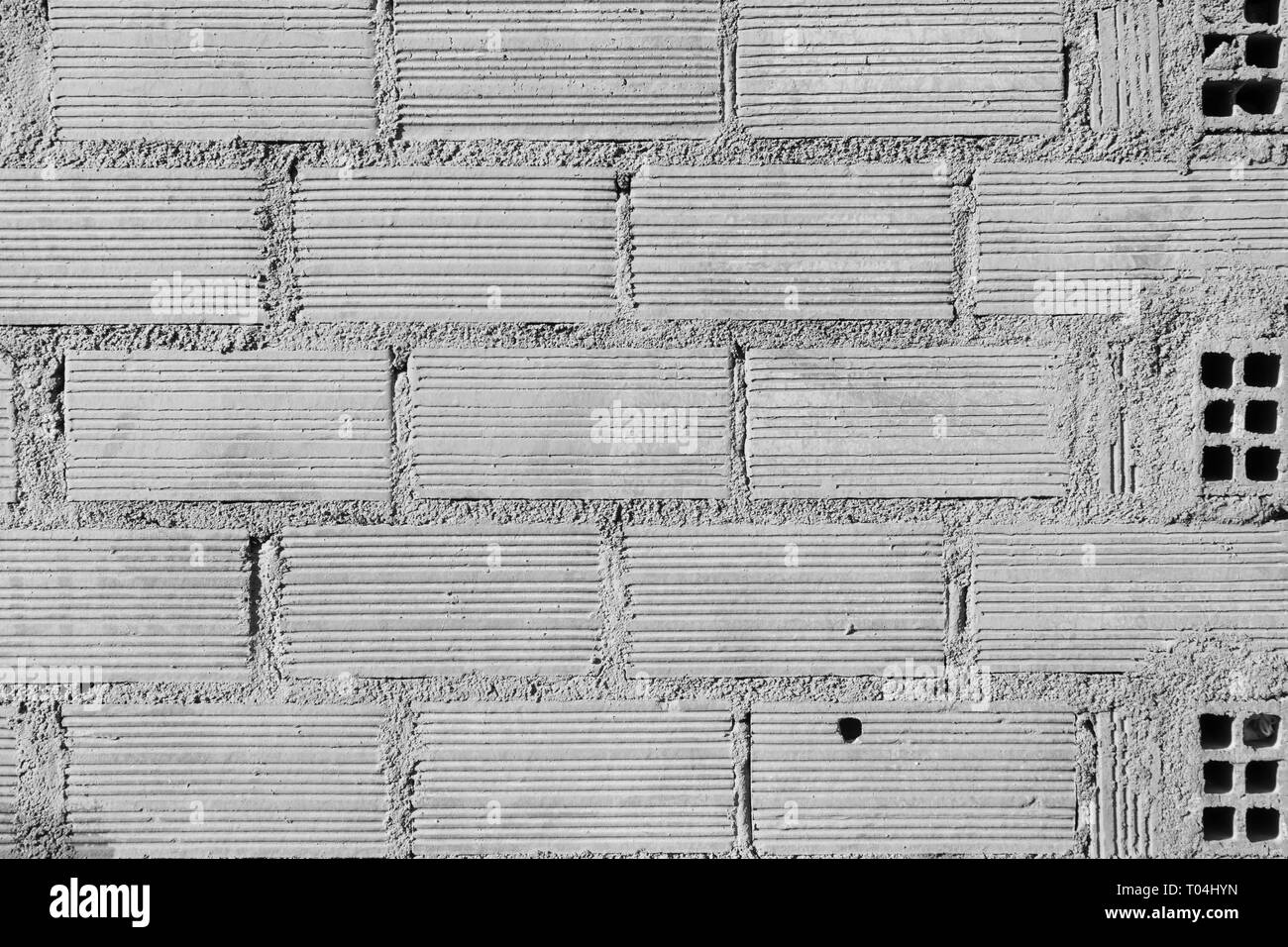 Grau gestrichenen Wand Hintergrund. Bau Textur muster Stockfoto