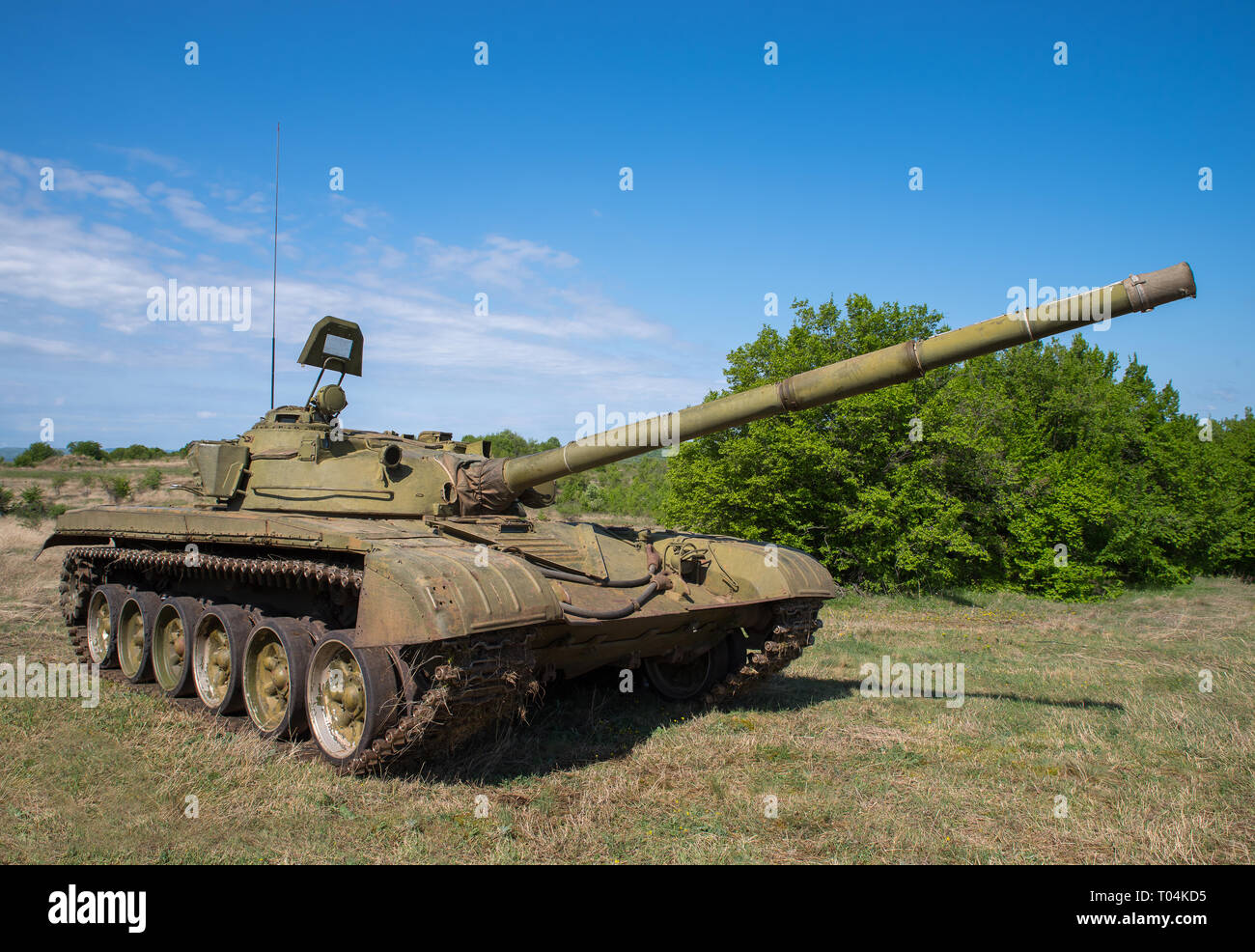 Sowjetischen Kampfpanzer T-72 Ural Stockfoto