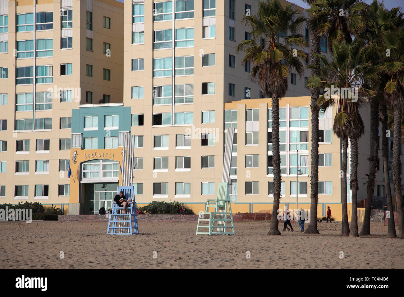 Hotel, Santa Monica, Los Angeles, Kalifornien, USA Stockfoto