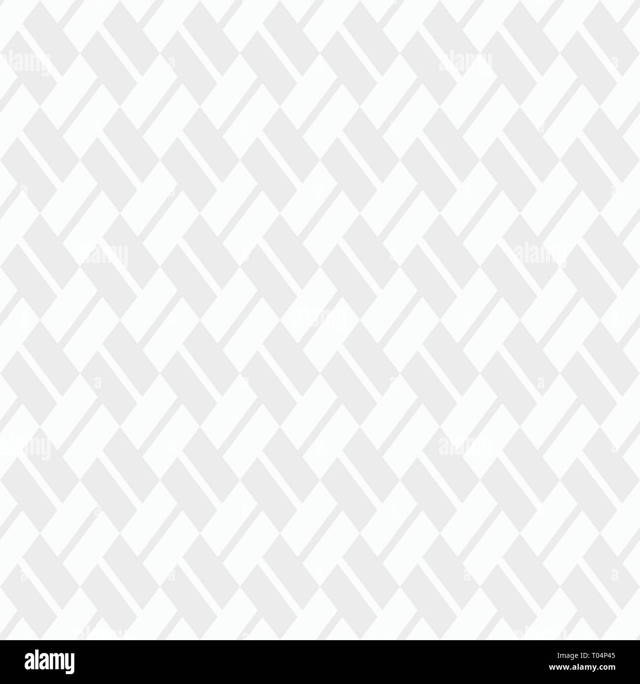 Zusammenfassung nahtlose Muster der linearen Rauten. Moderne, elegante Textur. Wiederkehrende geometrische Fliesen. Weiße und graue geometrische Struktur. Vector Hintergrund. Stock Vektor
