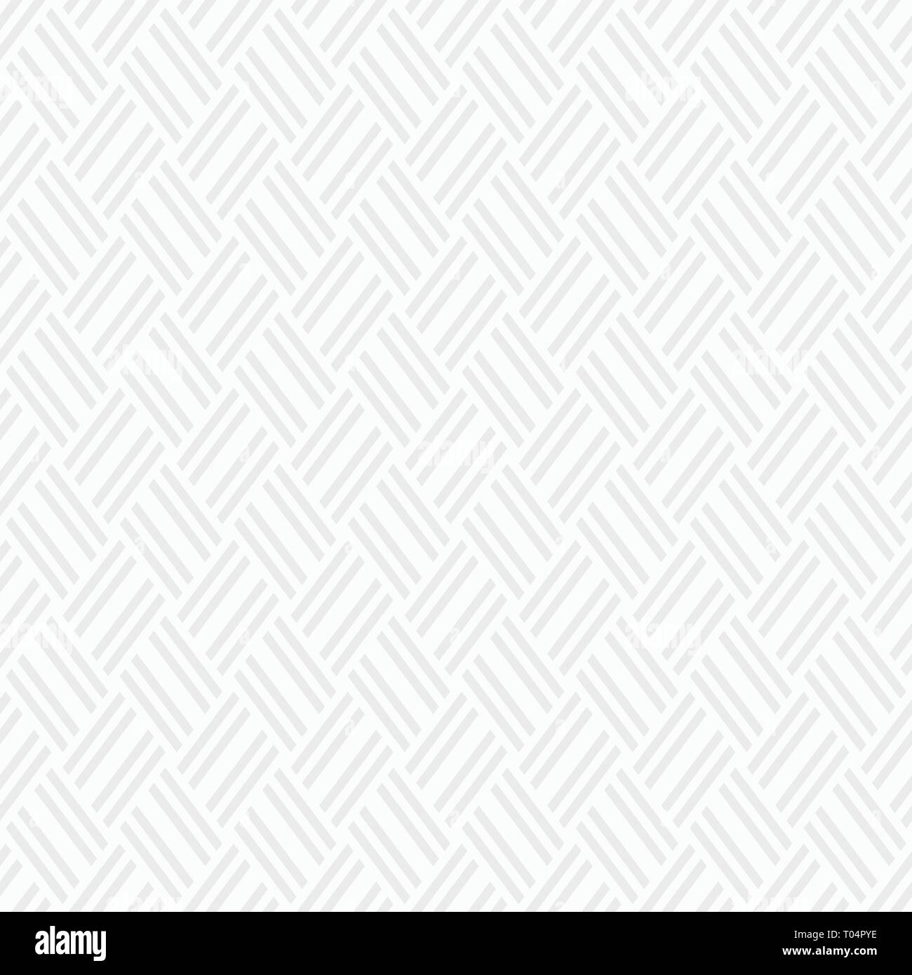 Vektor nahtlose Muster. Schräge Streifen regelmäßig wiederholt. Moderne, elegante Textur. Weiße und graue geometrische Struktur. Gestreiftes herringbone Hintergrund Stock Vektor