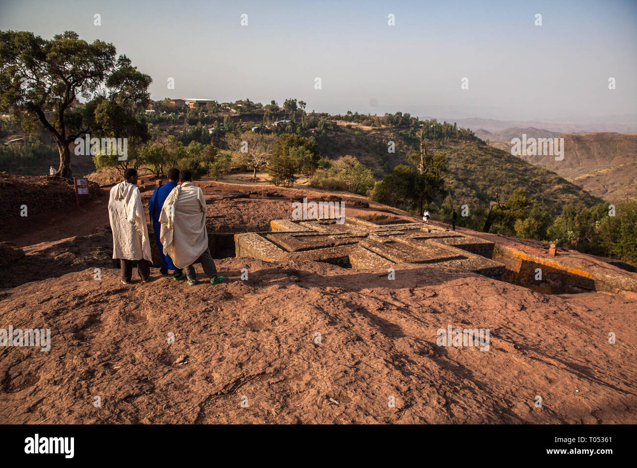 Lalibela, die Jerusalem von Äthiopien Stockfoto
