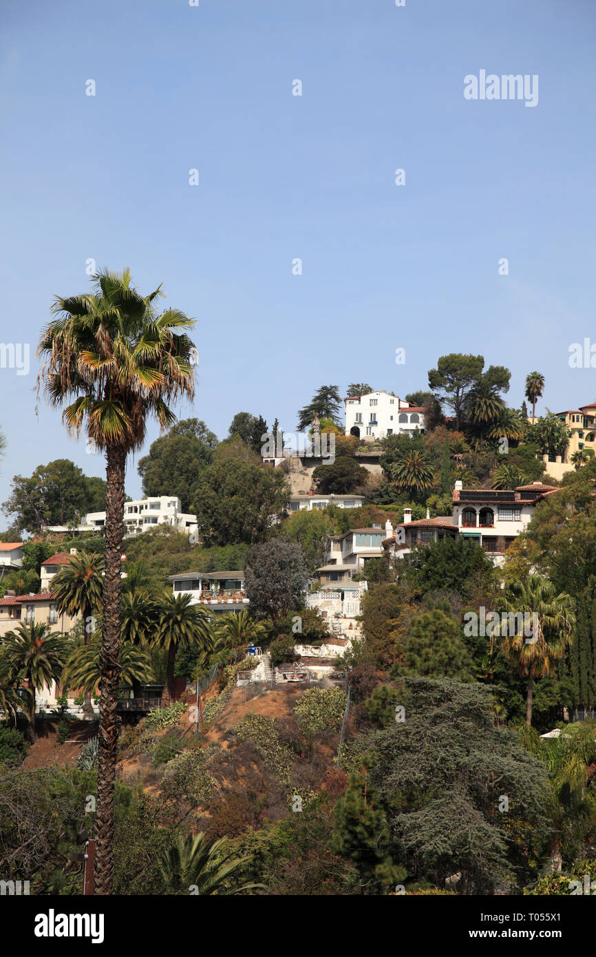 Hollywood Hills And Houses Stockfotos und -bilder Kaufen - Alamy