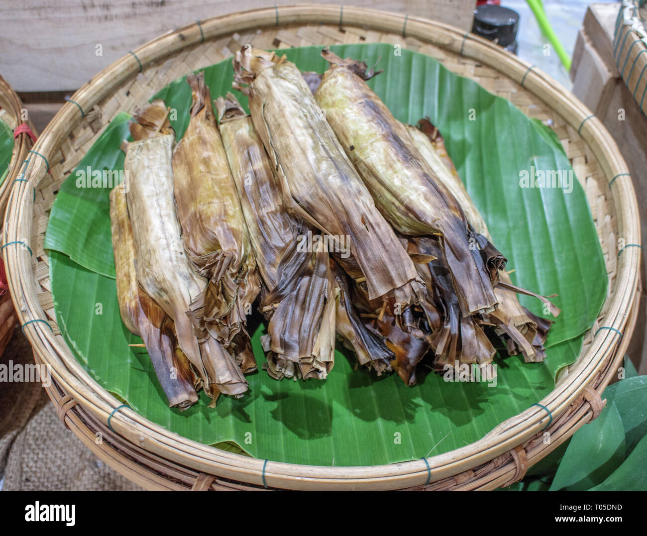 Tupig (thailändische Küche) Stockfoto