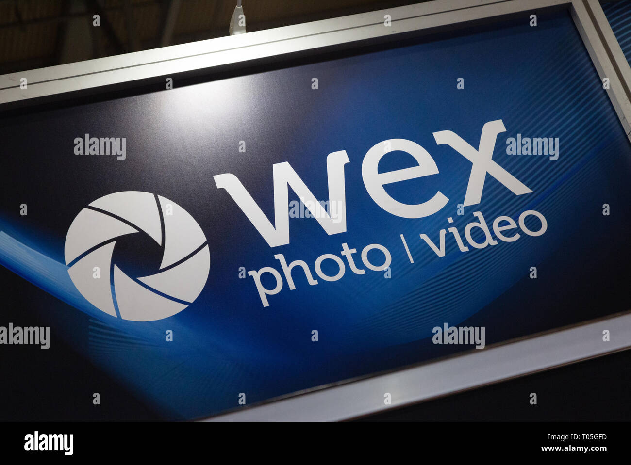 Wex store; Wex Foto Video Norwich Zeichen - ehemals Wex Fotografische, eine fotografische Händler in Norwich, Großbritannien Stockfoto