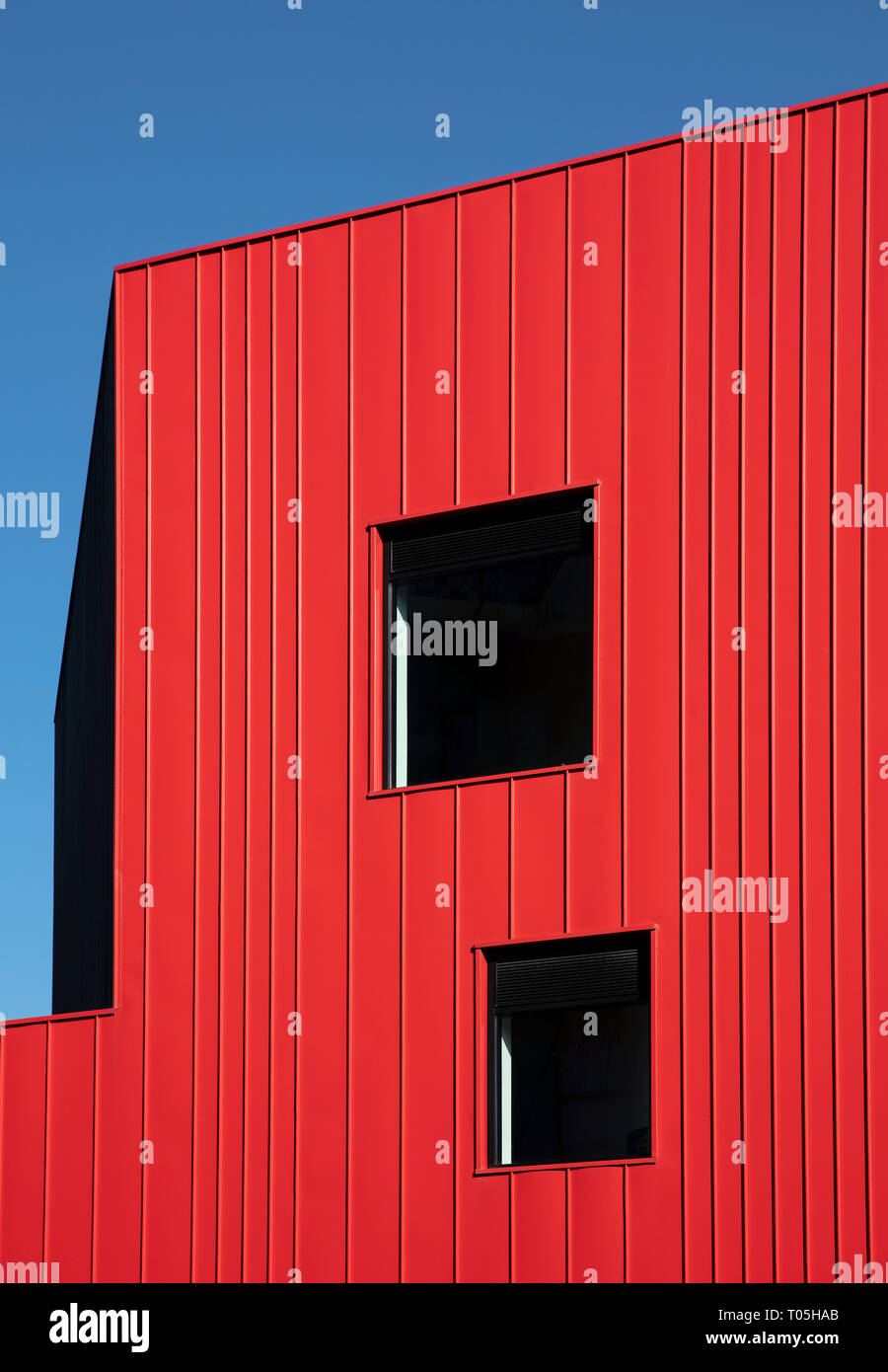 Das rote Haus oder Plymouth Schule der kreativen künste Plymouth, Devon, Großbritannien Stockfoto