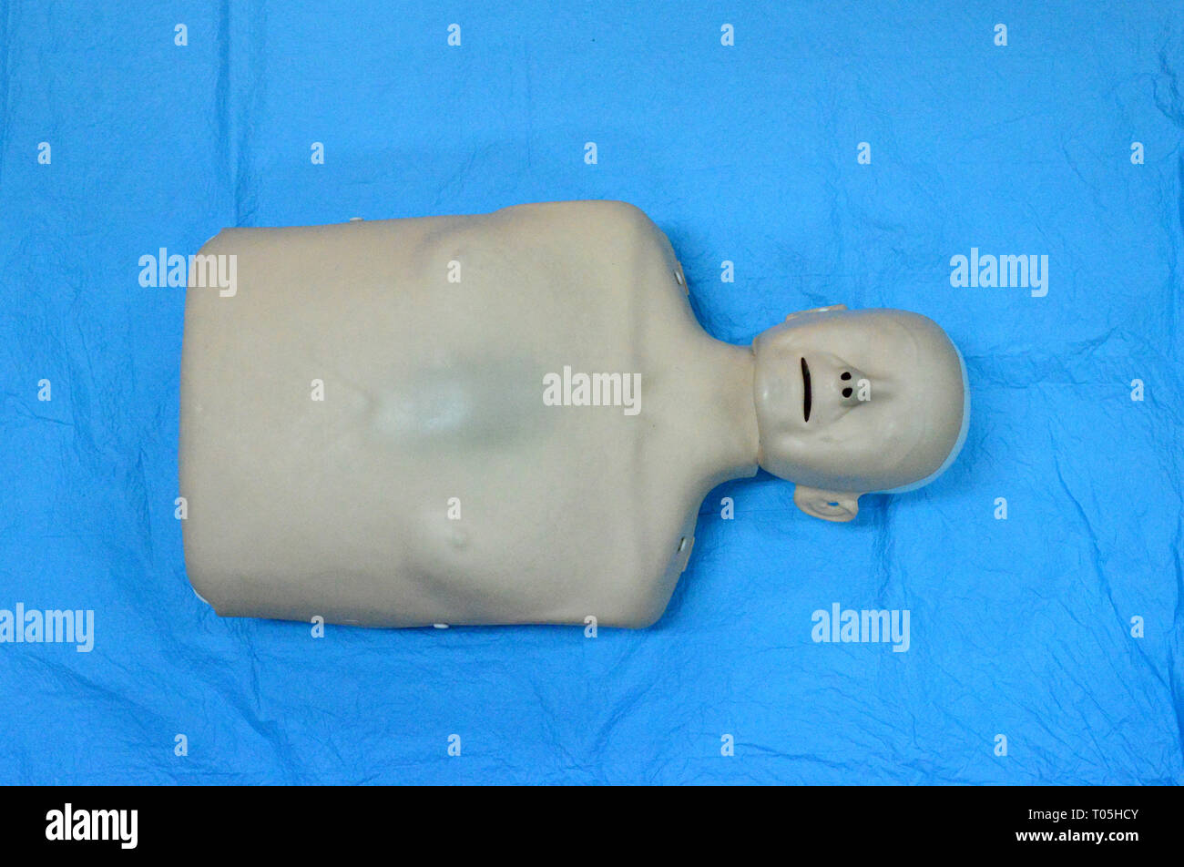 Medizinische Ausbildung medizinische dummy Erste Hilfe Wiederbelebung Stockfoto