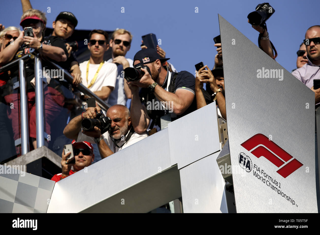 Melbourne, Australien. 17 Mär, 2019. Motorsport: FIA Formel Eins-Weltmeisterschaft 2019, Grand Prix von Australien, Fotograf, Fotograf, media, Medien, Presse, Presse | Verwendung der weltweiten Kredit: dpa/Alamy leben Nachrichten Stockfoto