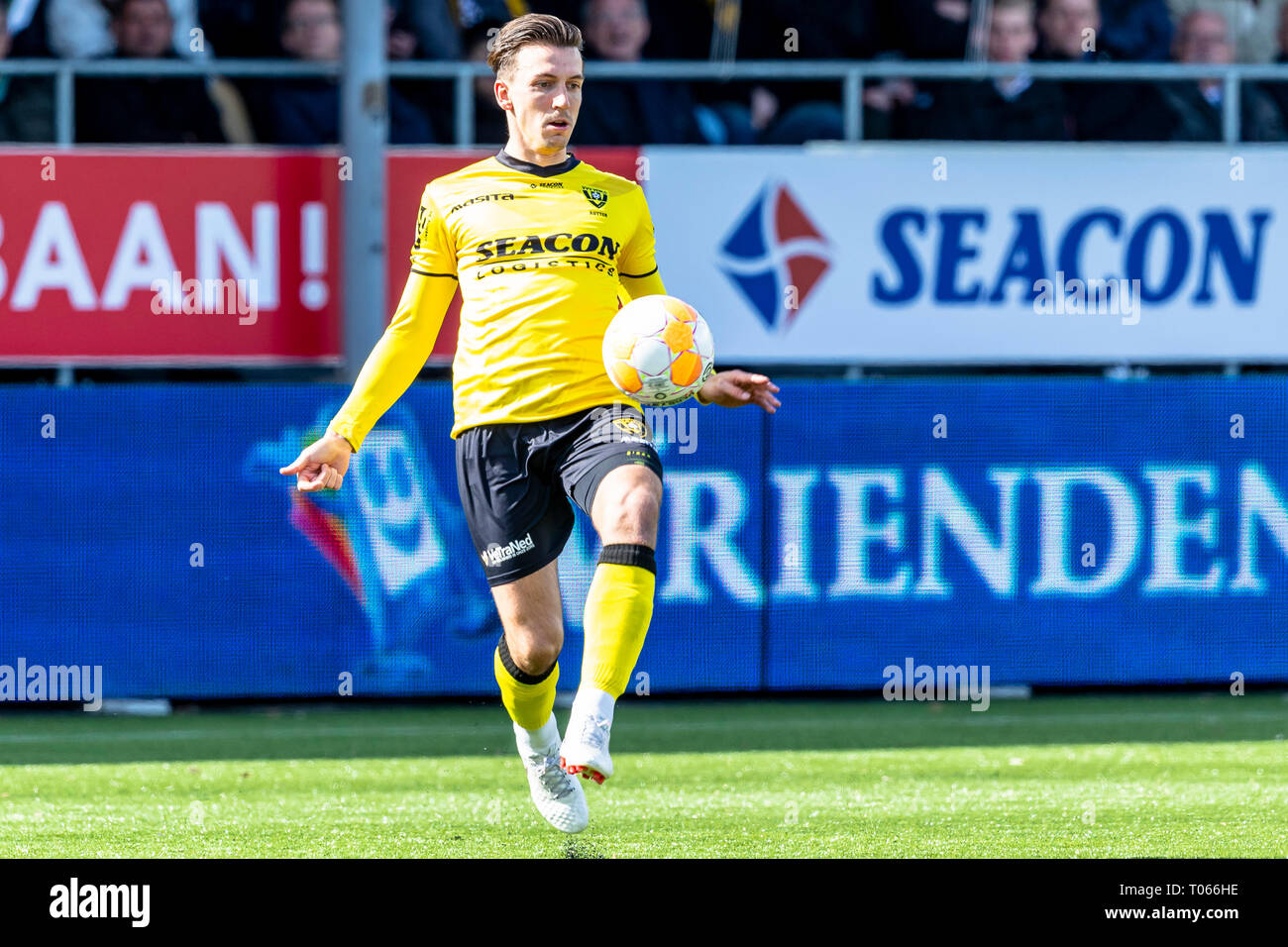 VENLO, Niederlande, 17-03-2019, Fußball, VVV Stadion De Koel, niederländischen Eredivisie, Saison 2018/2019, VVV Venlo player Moreno Rutten, während des Spiels VVV-PSV, Endstand: 0-1 Stockfoto