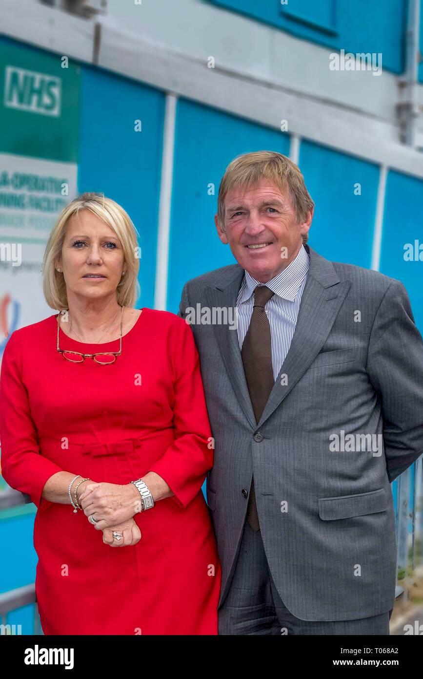 Sir Kenny Dalglish und Frau Marina. Stockfoto