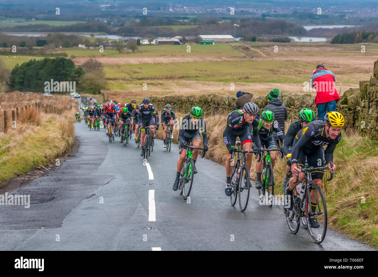 Chorley Zyklus Grand Prix 2016 Rivington und Belmont. Stockfoto