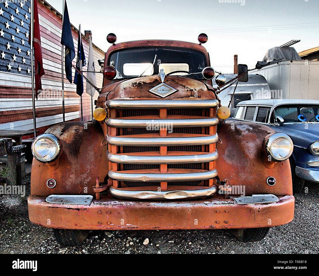 Route 66 Automobile Stockfoto