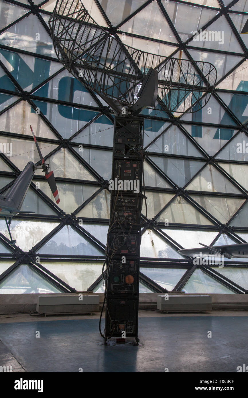 Survaillance Radar Westinghouse eine/TPS-1D auf der Anzeige in serbischen Aeronautical Museum in Belgrad Stockfoto