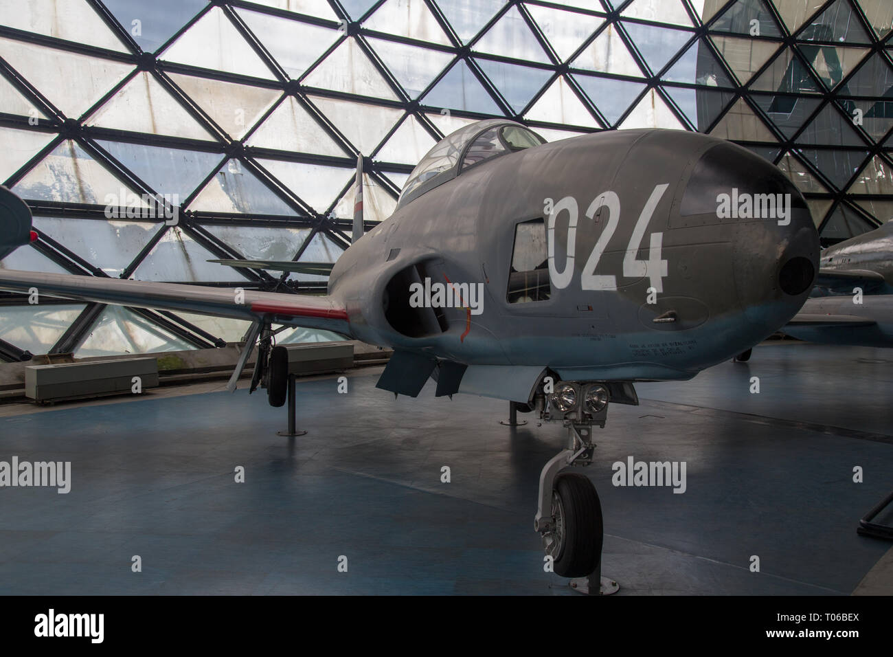 Lockheed ES-33 A-1 LO Flugzeug am Display in serbischen Aeronautical Museum in Belgrad Stockfoto