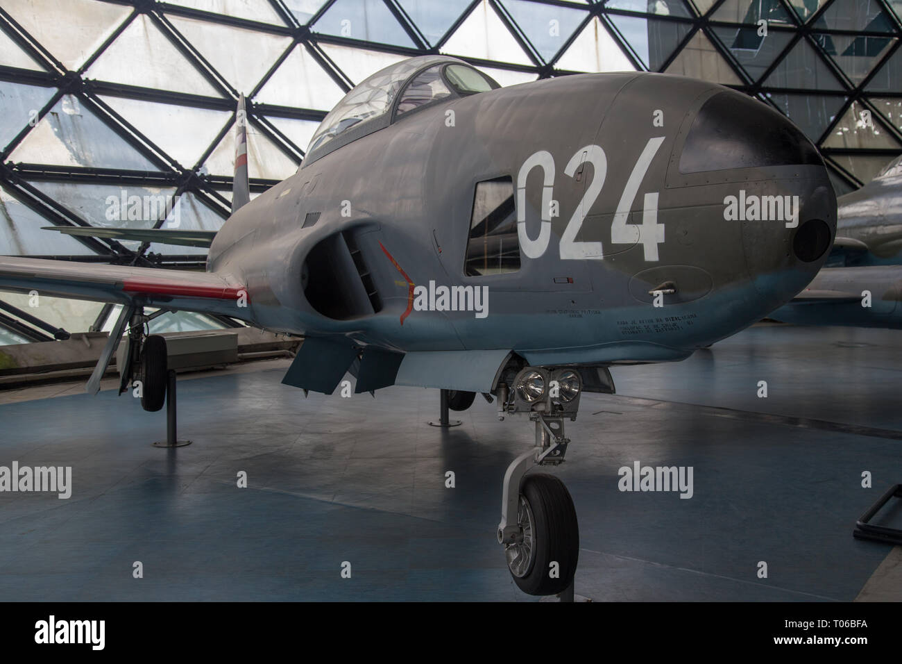 Lockheed ES-33 A-1 LO Flugzeug am Display in serbischen Aeronautical Museum in Belgrad Stockfoto