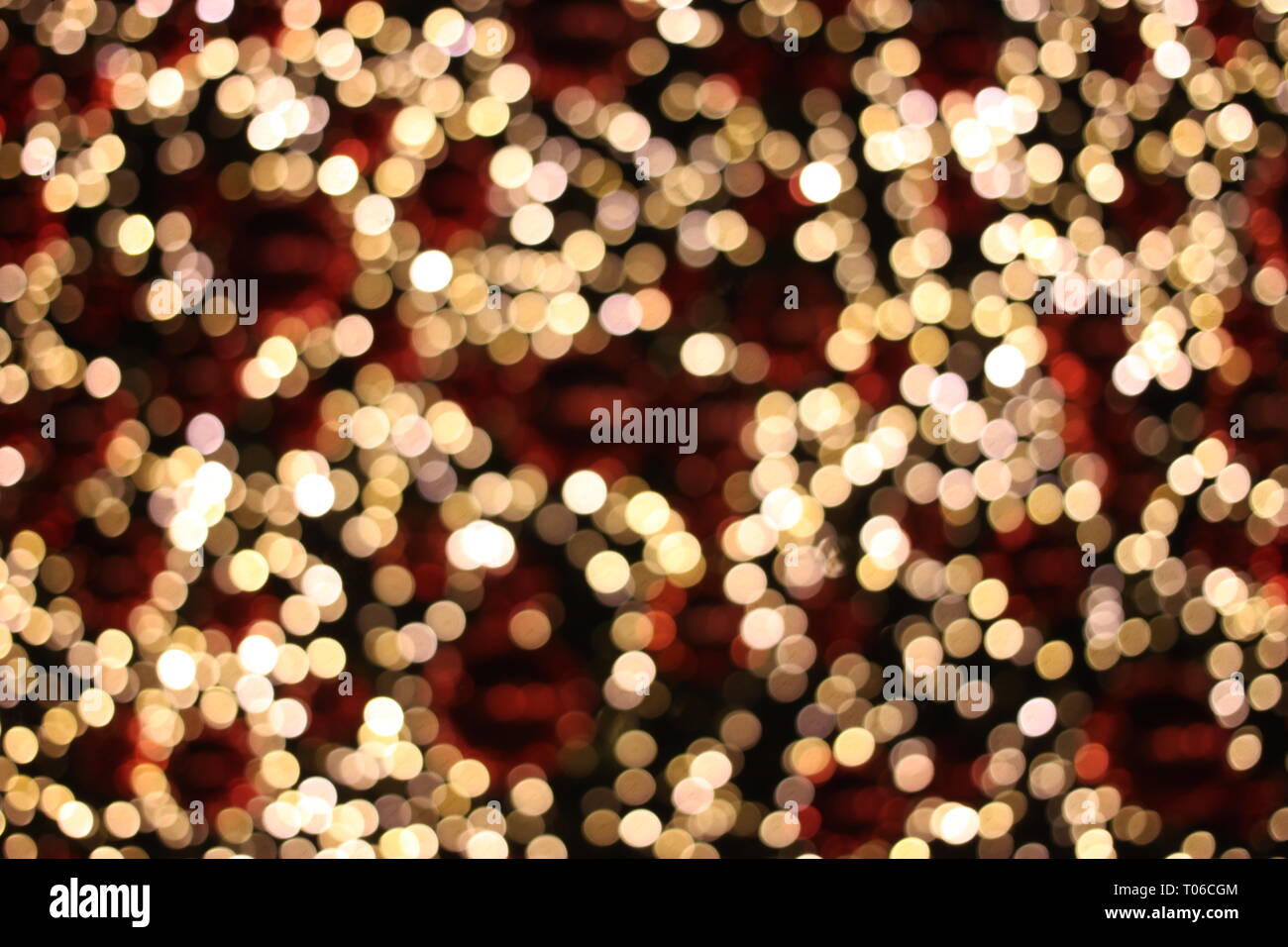 Festliche Hintergrund bokeh helle Lichter Weihnachten Dekoration Stockfoto