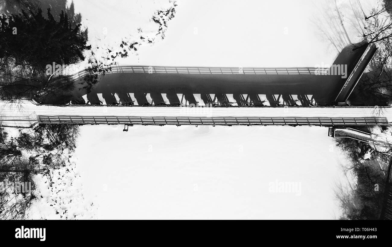 Die kleine Brücke Stockfoto