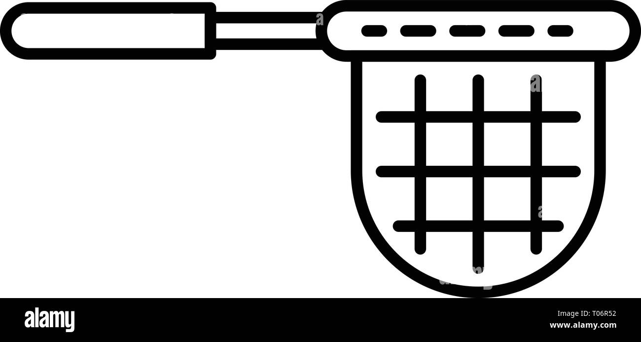 Sauberer Pool net Symbol, outline Style Stock Vektor