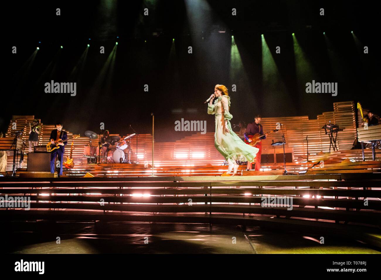 Bologna, Italien. 17. Mär 2019. Florenz die Maschine live at Unipol Arena Bologna Credit: Roberto Finizio / alamy Leben Nachrichten Stockfoto