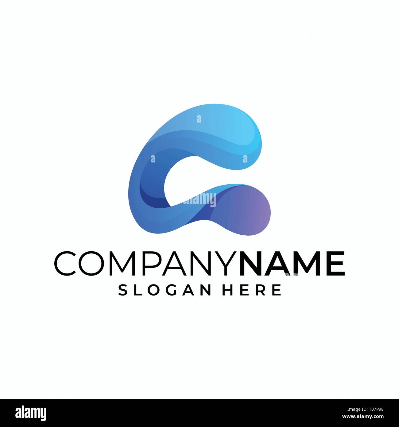 Abstrakte Buchstaben eine Illustration Design vector Template. Geeignet für kreative Industrie, Multimedia, Entertainment, Ausbildungen, Shop, und alle damit zusammenhängenden BU Stock Vektor