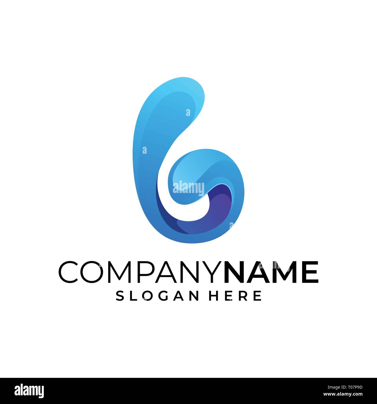 Abstrakte Buchstaben B illustration Vektor Vorlage. Geeignet für kreative Industrie, Multimedia, Entertainment, Ausbildungen, Shop, und alle damit verbundenen Unternehmen Stock Vektor