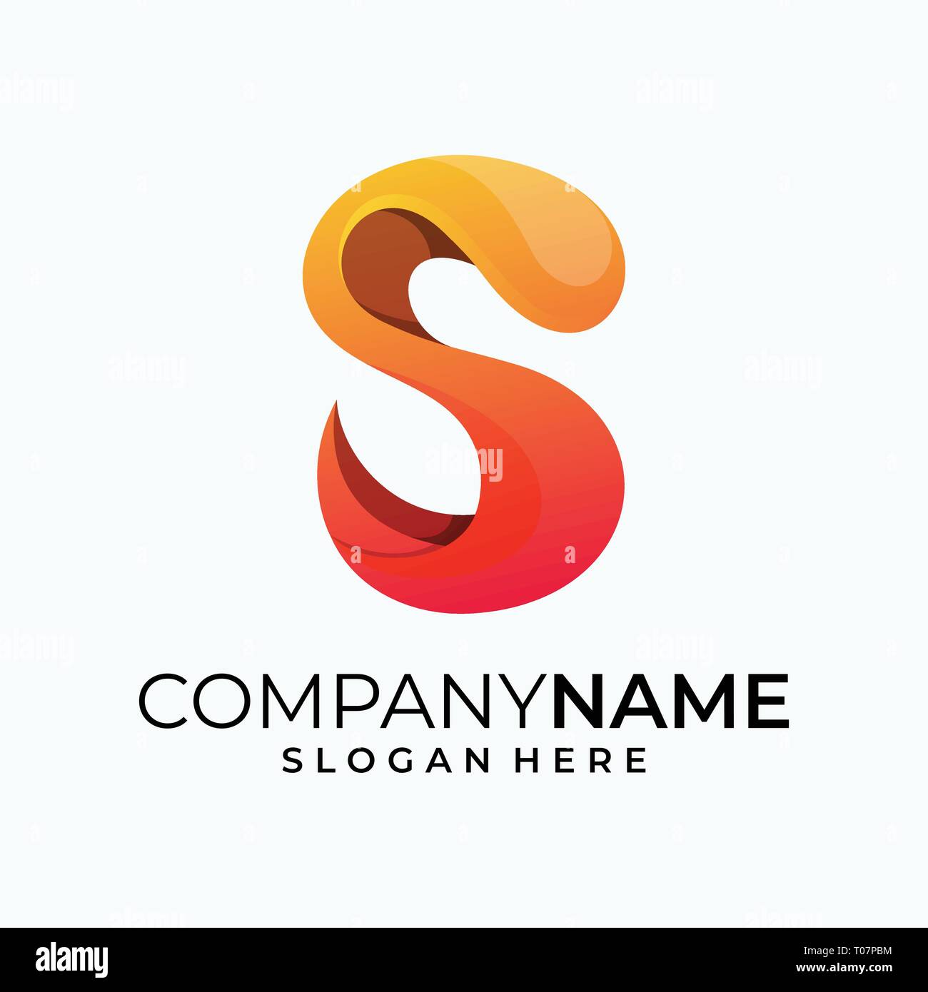 Abstrakte Buchstaben S illustration Vektor Vorlage. Geeignet für kreative Industrie, Multimedia, Entertainment, Ausbildungen, Shop, und alle damit verbundenen Unternehmen Stock Vektor