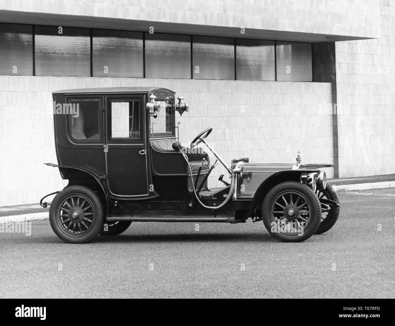 Verkehr/Transport, Auto, Fahrzeug Varianten, Panhard et Levassor 15CV, Baujahr: 1912, Ansicht von rechts, Automobil Museum Turin, Italien, 1960er Jahre, Additional-Rights - Clearance-Info - Not-Available Stockfoto