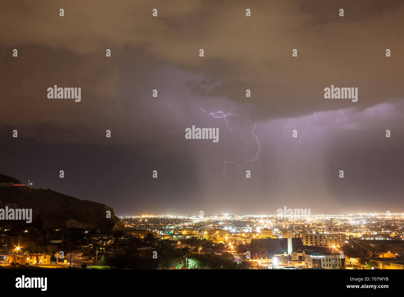 El Paso El Paso County, Texas, USA Stockfoto