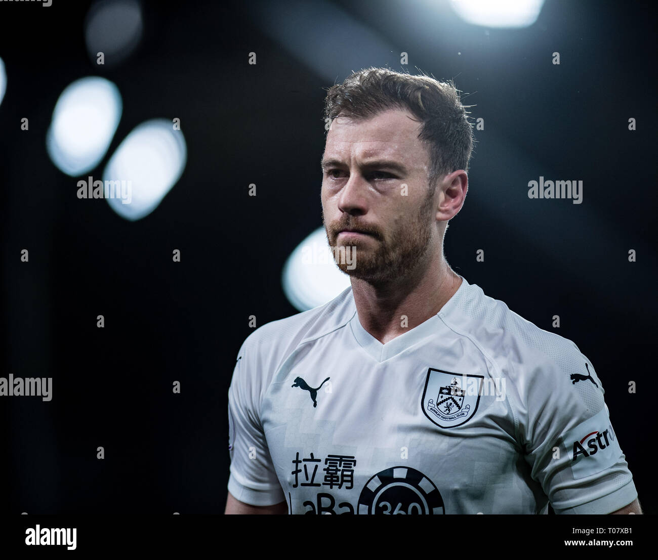 LONDON, ENGLAND - Dezember 01: Sam Vokes von Burnley FC sieht während der Premier League Match zwischen Crystal Palace und Burnley FC am Selhurst Park am 1. Dezember 2018 in London, Vereinigtes Königreich. (Foto von Sebastian Frej/MB Medien) Stockfoto