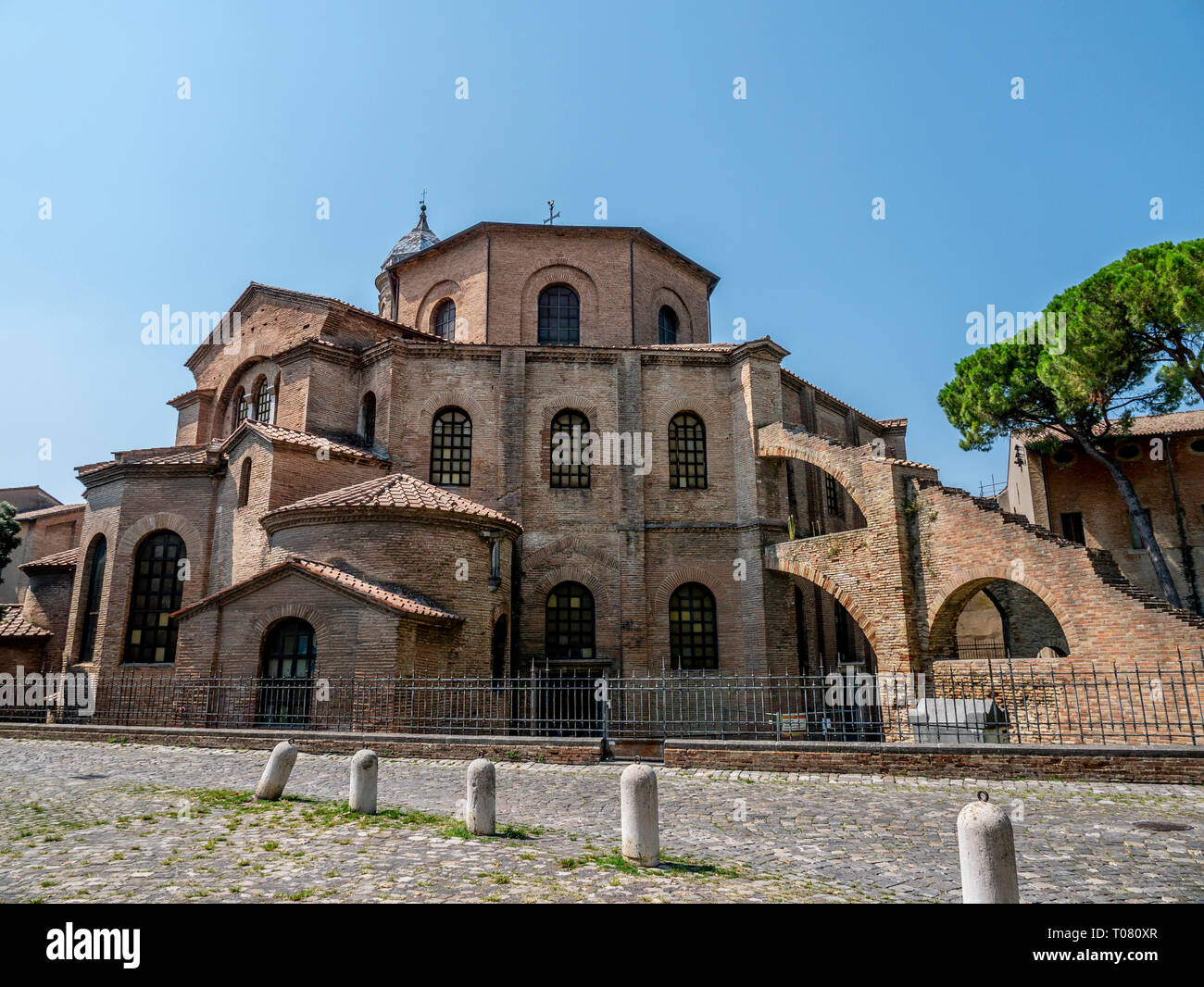 Italien, Emilia Romagna, Ravenna, die Basilika von San Vitale Stockfoto