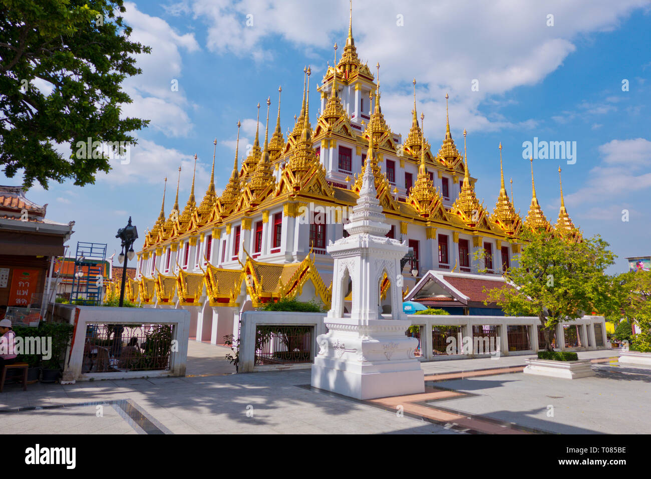Loha, Wat Ratchanatdaram, prasart Phra Nakhon district, Bangkok, Thailand Stockfoto