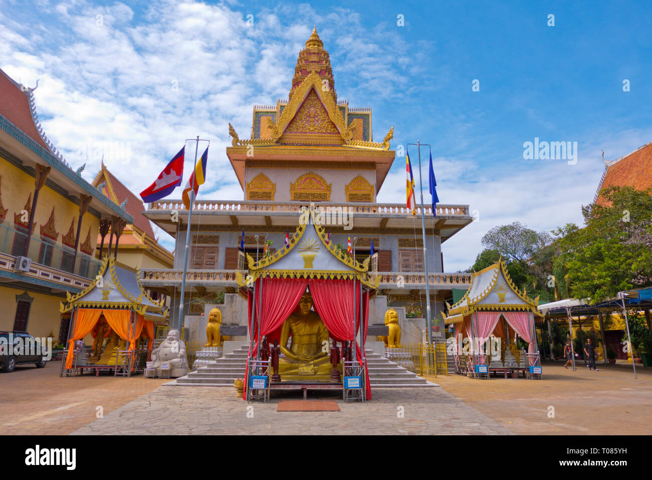 Sorn Bunthean, Wat Ounalom, Phnom Penh, Kambodscha, Asien Stockfoto