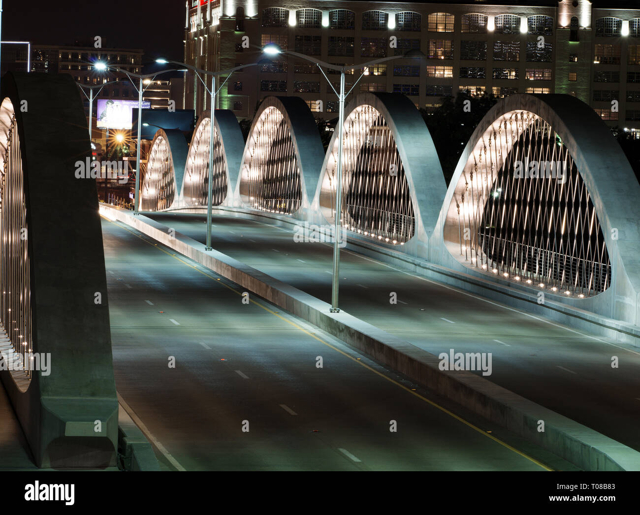 W. 7th Street Fort Worth 021819 Stockfoto