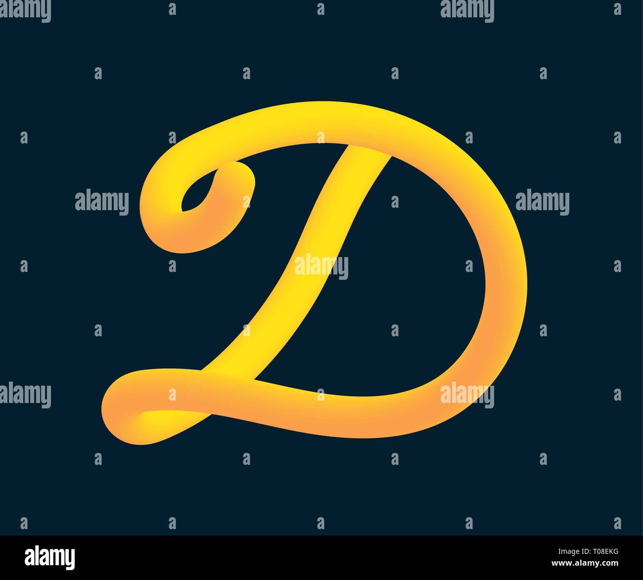 Vektor isolierten Buchstaben. - Vektorgrafik. Neon 3D Buchstaben. 3D-Abgerundeten Headline Font. Neon bubble typeset mit gemalten Brief. Matt hell-grün und blau Stock Vektor