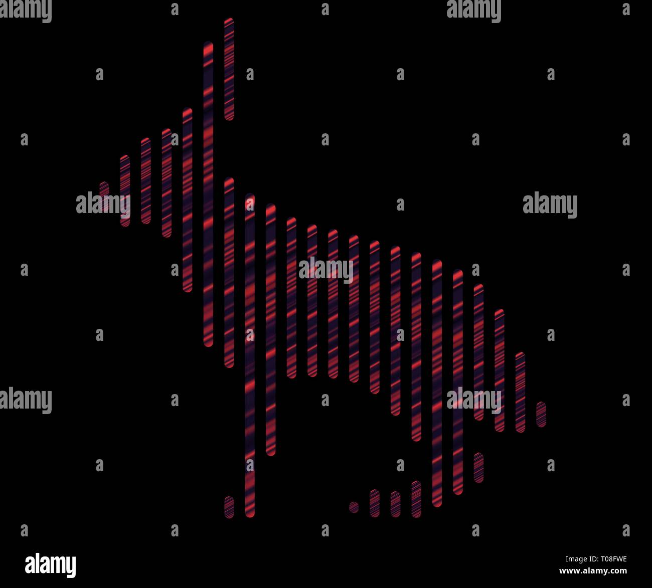 Hase Vektor icon. Tier Symbol - vectorgrafik. nVector Linie Bild isoliert. Stock Vektor