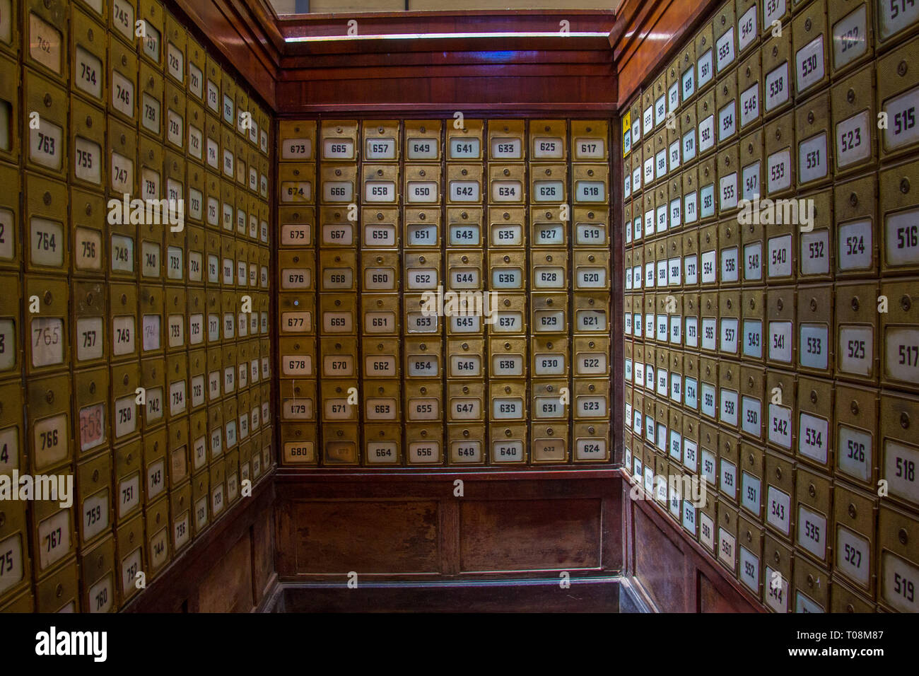 Asmara Central Post Office, Eritrea Stockfoto