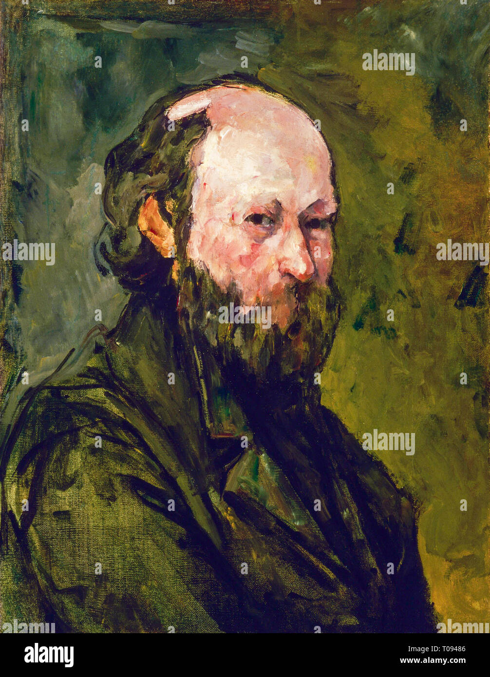 Paul Cézanne (1839 - 1906), Selbstbildnis, C. 1878 Stockfoto