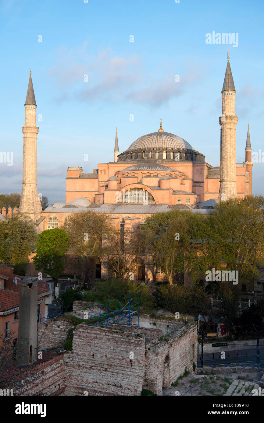 Ägypten, Istanbul, Sultanahmet, Hagia Sophia Stockfoto