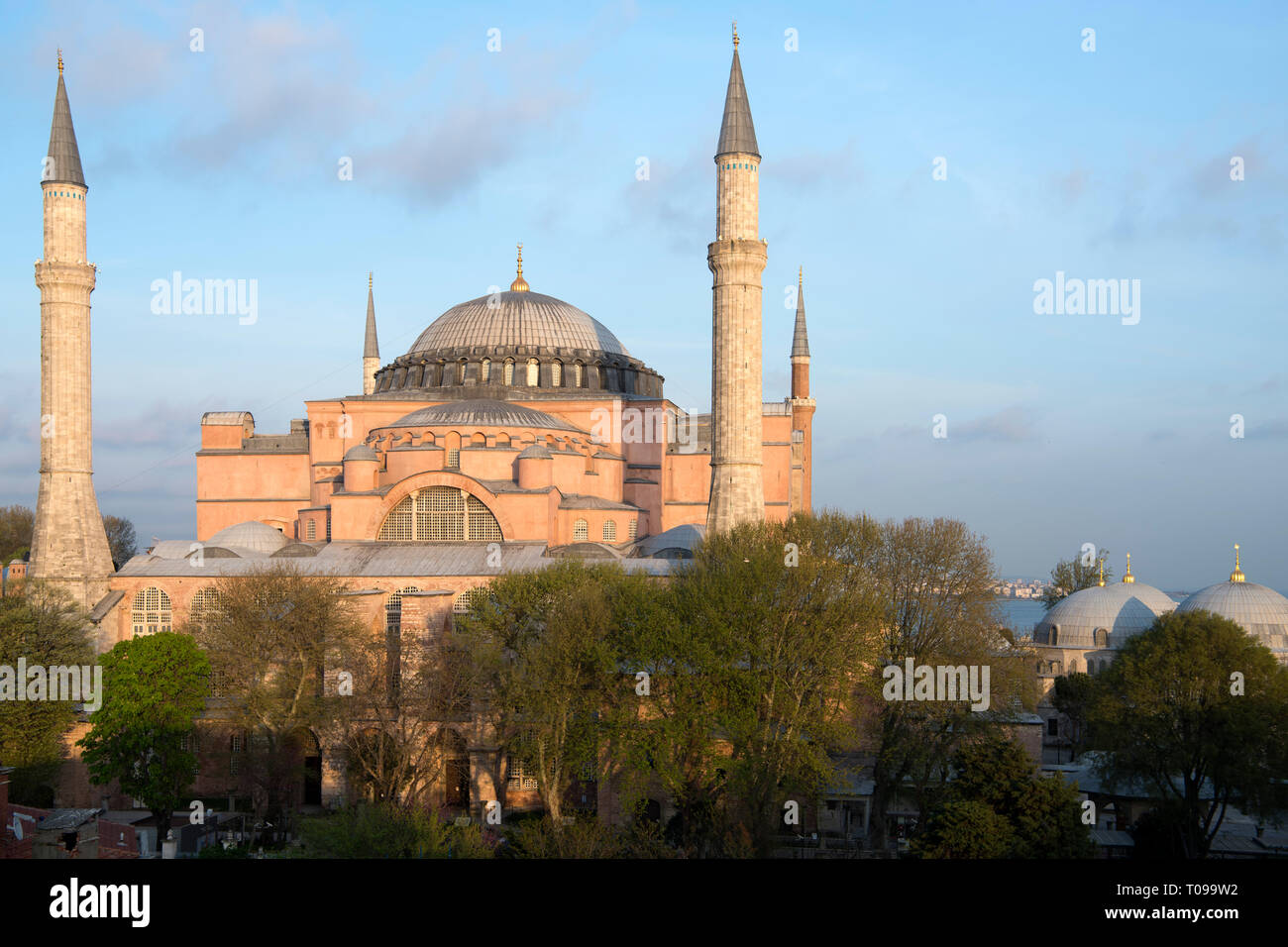 Türkei, Istanbul, Sultanahmet, sterben die Hagia Sophia ist eine ehemalige Kirche, spätere Moschee und heute ein Museum Stockfoto